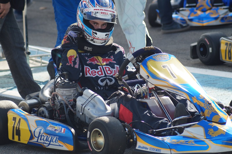 Nicolas Buisson - Team Praga KZ 125cc N°74 Nicolas Buisson - Team Praga KZ 125cc N°74